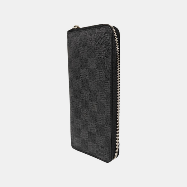 BRAZZA Damier Graphite Coated Canvas Black Wallet