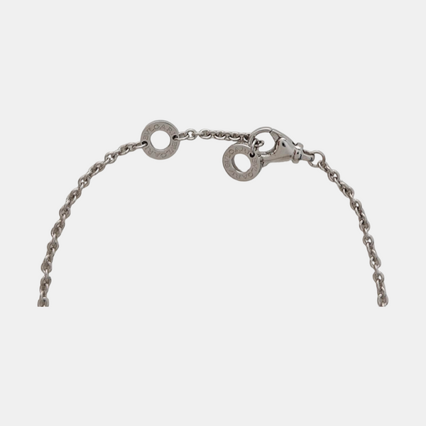 B.ZERO1 18k White Gold Silver Bracelet