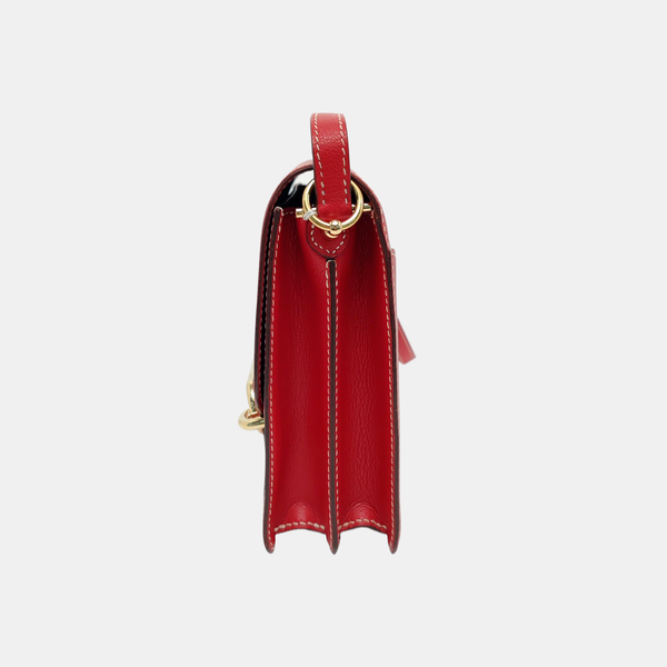 Authenticated pre-owned Roulis Small Evercolor Red - Shoulder Bag at Looply