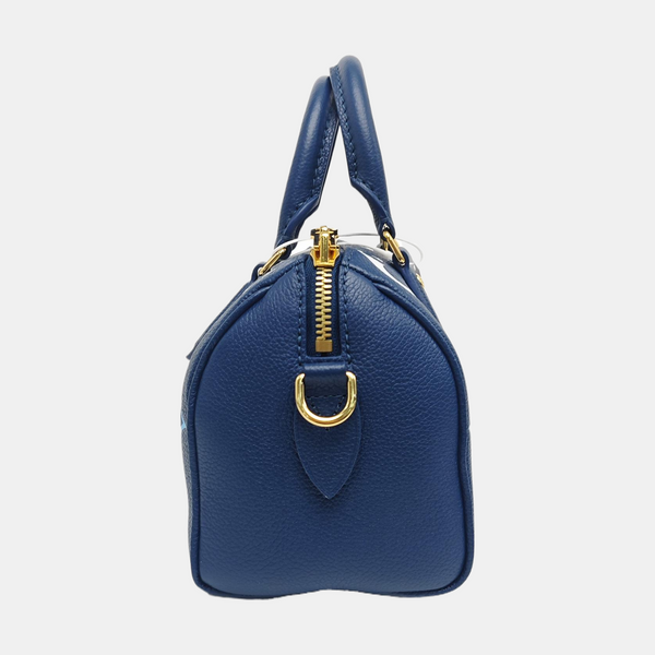 SPEEDY 20 Monogram Calfskin Blue