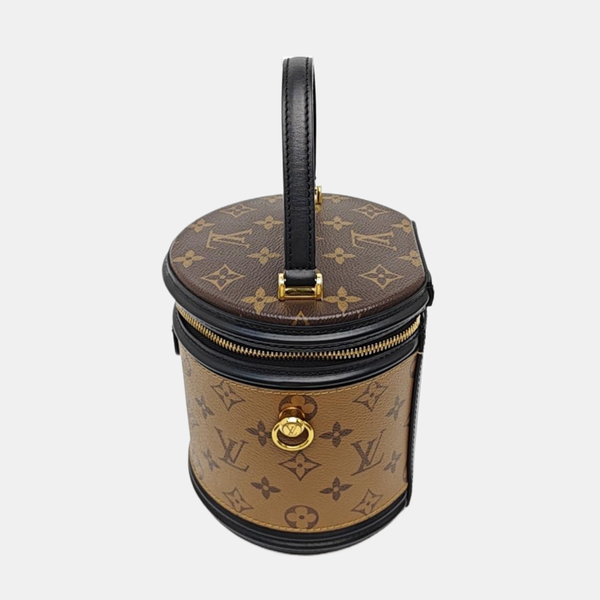CANNES PM Monogram Coated Canvas Brown
