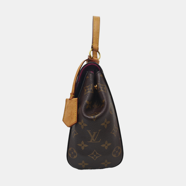 CLUNY PM Monogram Coated Canvas Brown