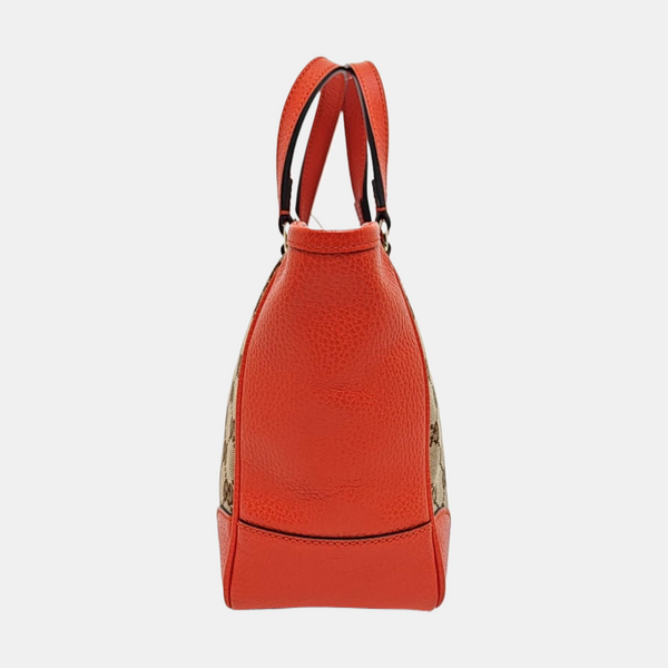 Authenticated pre-owned Bree Monogram Canvas Orange - Shoulder Bag at Looply