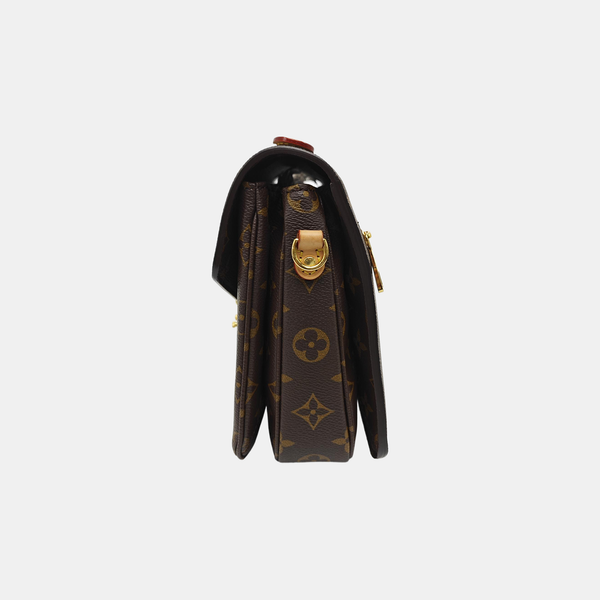 MÉTIS MM Monogram Coated Canvas Brown