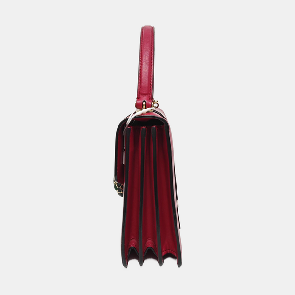 SERPENTI FOREVER Piel de becerro acolchada pequeña rojo