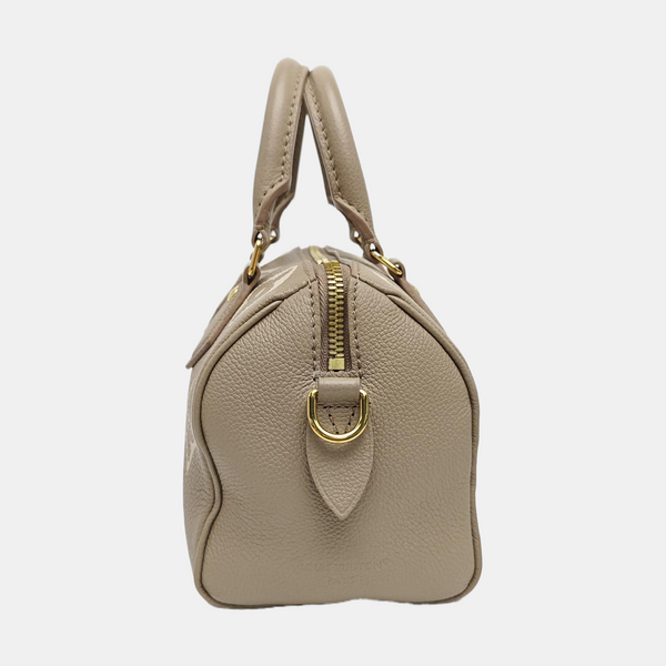 SPEEDY 20 Monogram Calfskin Gray