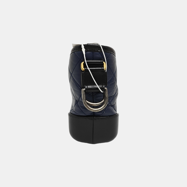 Authenticated pre-owned GABRIELLE Quilted Calfskin Blue - Shoulder Bag at Looply