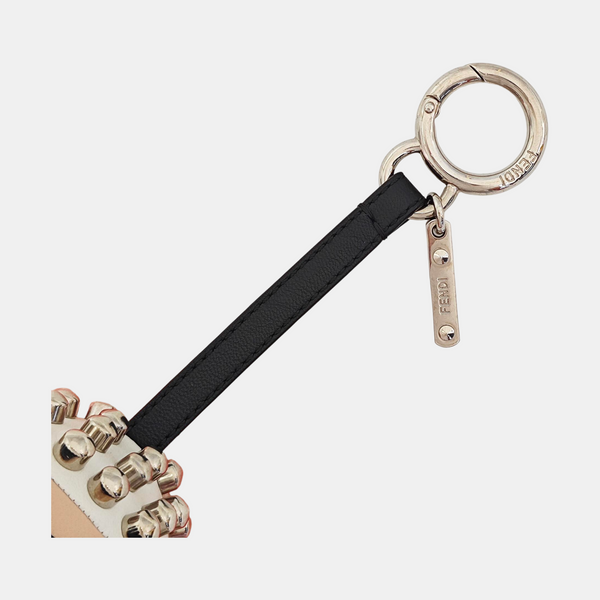 Leather Bag Charm Multicolor