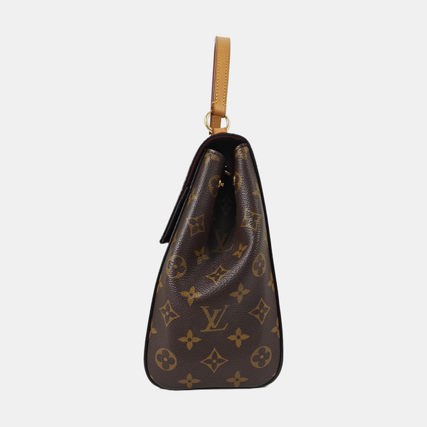 CLUNY MM Monogram Coated Canvas Brown
