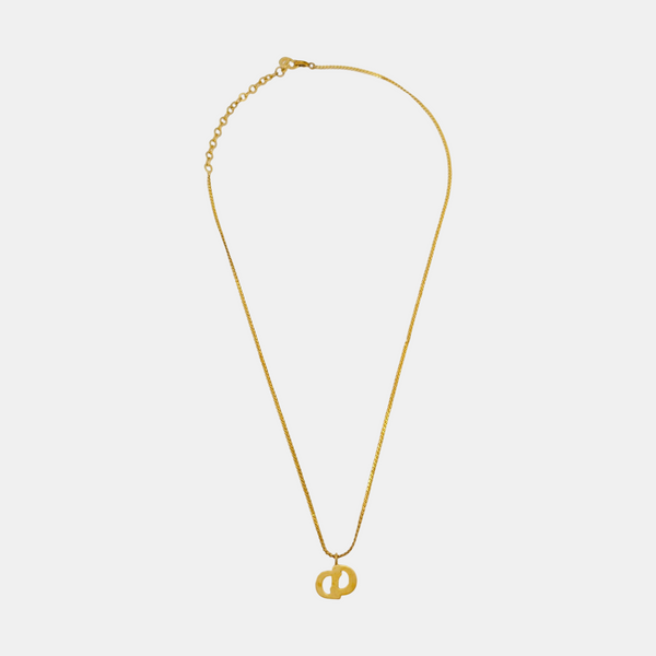 Petit CD Metal Gold Necklace