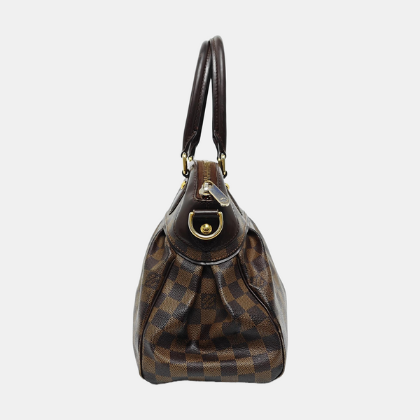 TREVI PM Damier Ebene Coated Canvas Brown