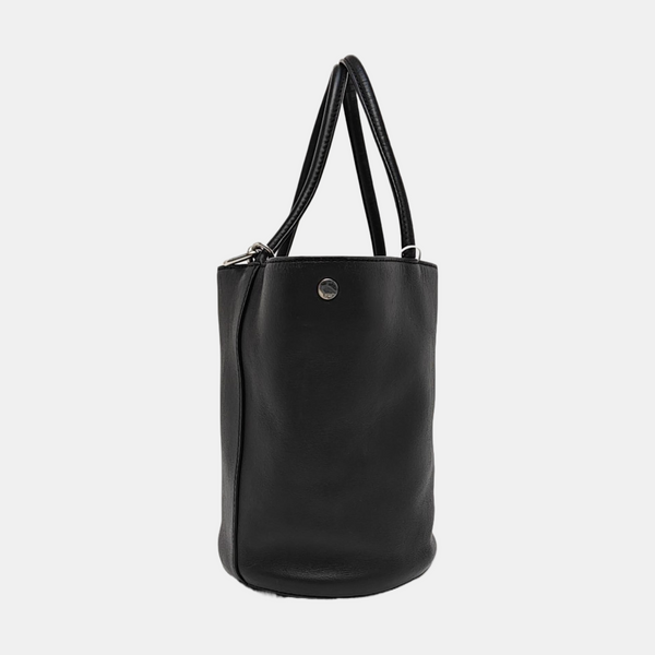 Leather Tote Bag Black