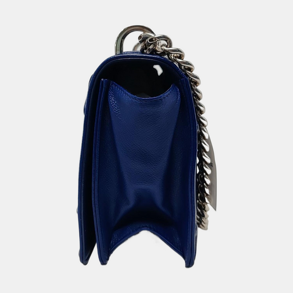 Diorama Medium Calfskin Blue