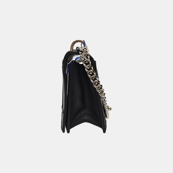 Diorama Medium Quilted Calfskin Black