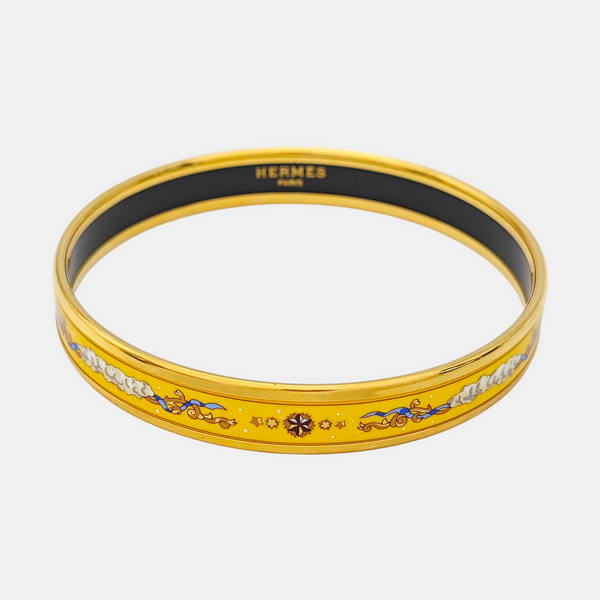 Email Metal Yellow Bangle