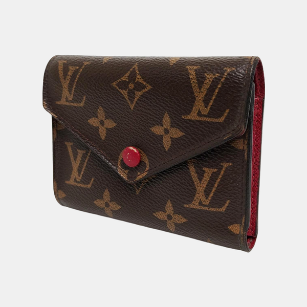 VICTORINE Monogram Coated Canvas Brown Wallet