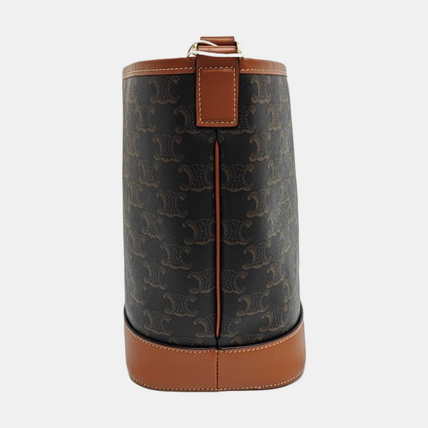 TRIOMPHE CANVAS Small Coated Canvas Brown