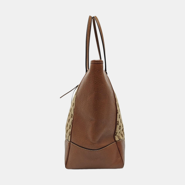 Bree Medium Monogram Canvas Beige