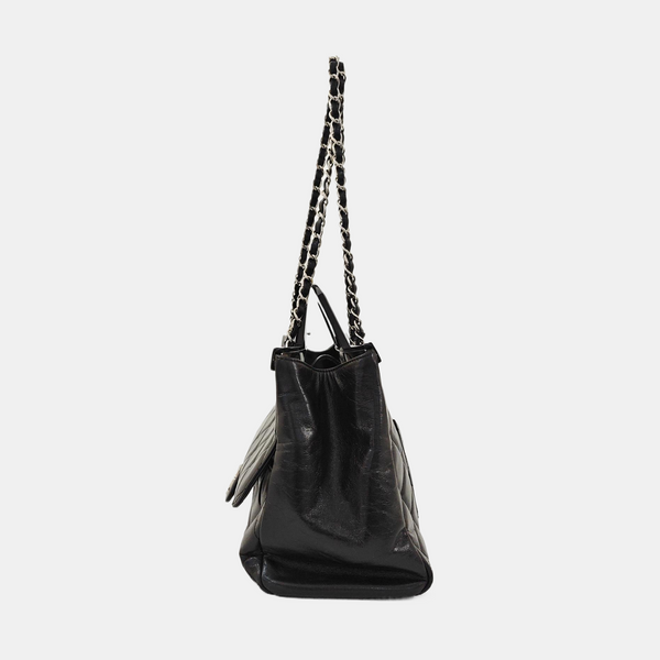 Small Quilted Calfskin Black