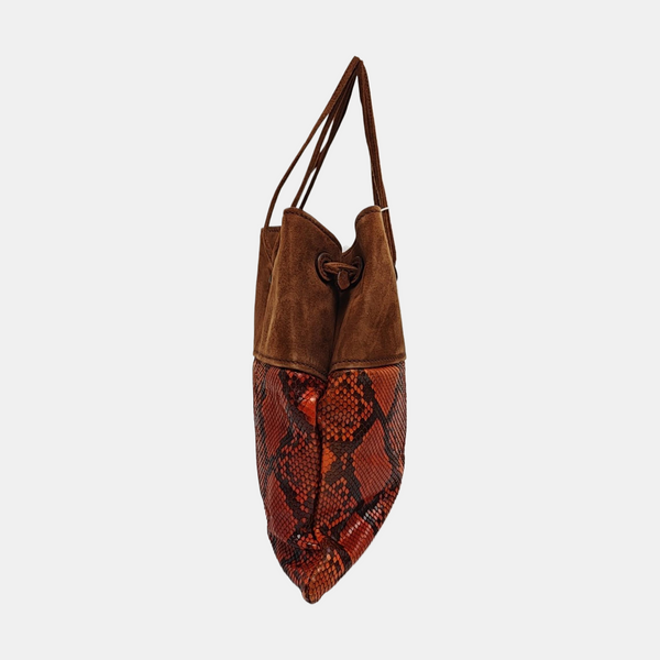 Python Top Handle Bag Multicolor