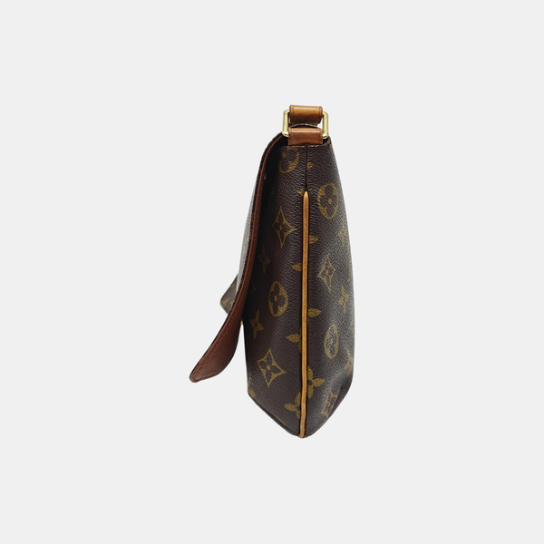 MUSETTE TANGO Monogram Coated Canvas Brown