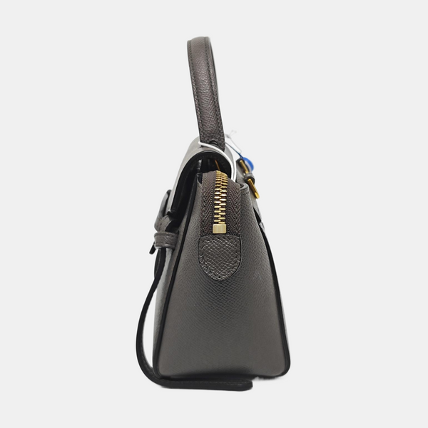 BELT PICO Calfskin Gray