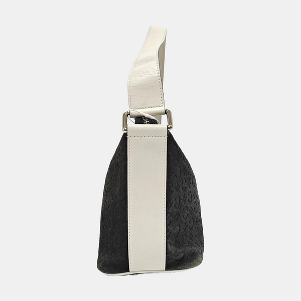 Suede Tote Bag Blue