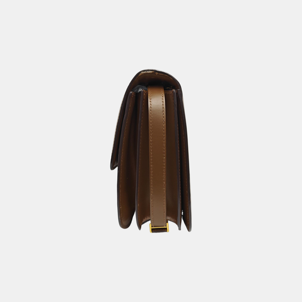 CLASSIC BOX Medium Calfskin Brown