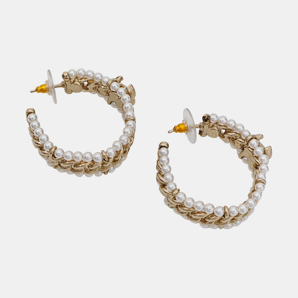 Metal Gold Stud Earrings