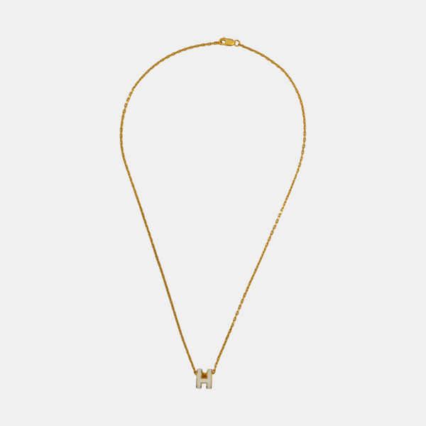 Pop H Metal Gold Necklace