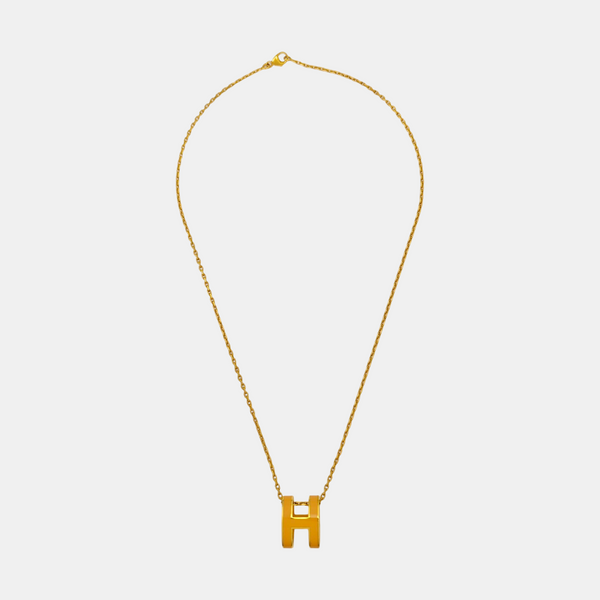 Pop H Metal Gold Necklace