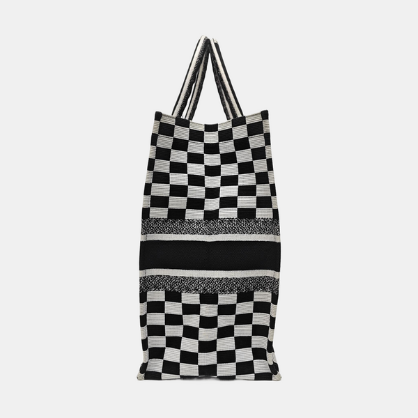 Book Tote Large Canvas Black