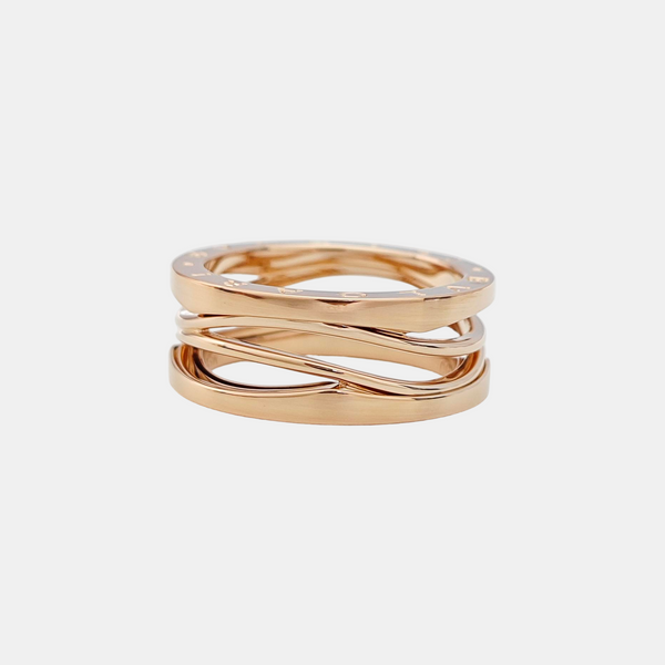 B.ZERO1 18k Rose Gold Ring EU 60