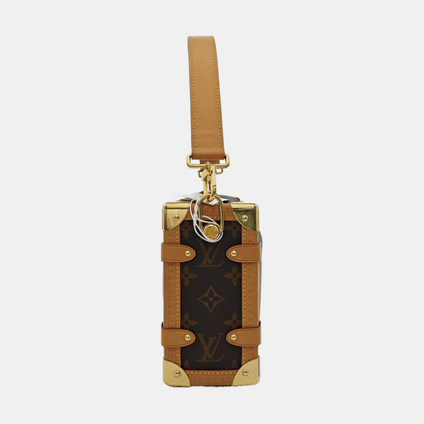 SIDE TRUNK MM Monogram Coated Canvas Brown