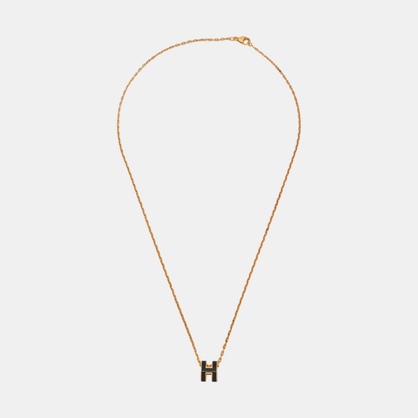 Pop H Metal Rose Gold Necklace