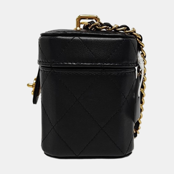 Quilted Lambskin Small Black