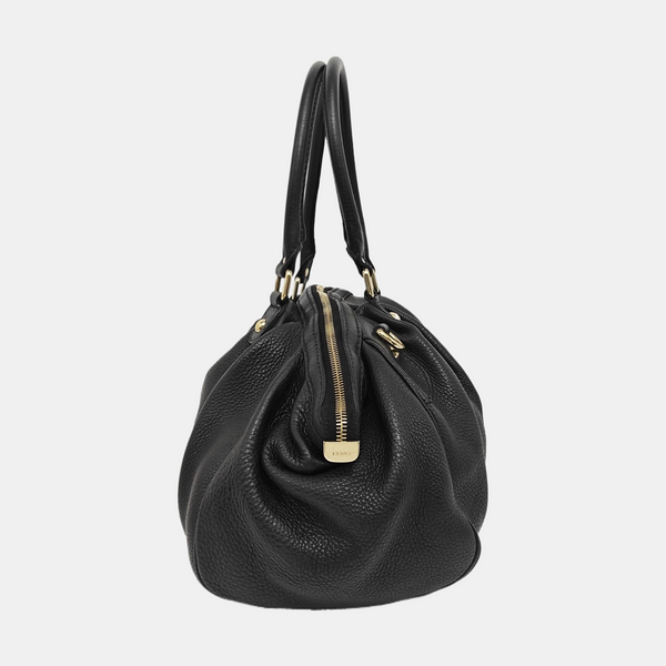 Abbey Calfskin Black