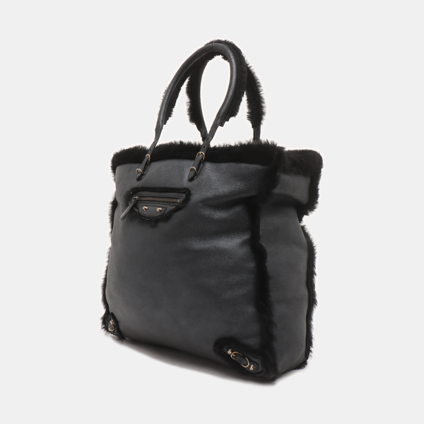 Authenticated pre-owned Classic City Calfskin Black - Tote Bag at Looply