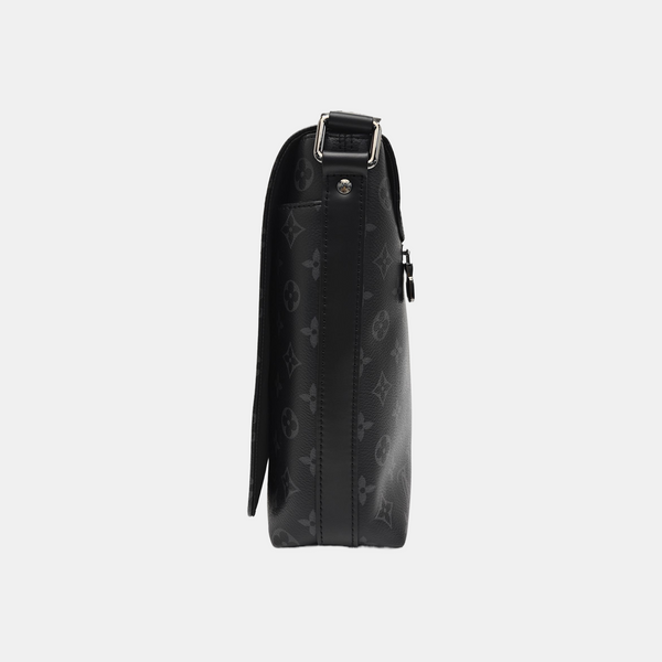 DISTRICT MM Monogram Coated Canvas Black
