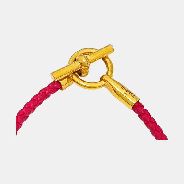 Glenan Leather Red Bracelet