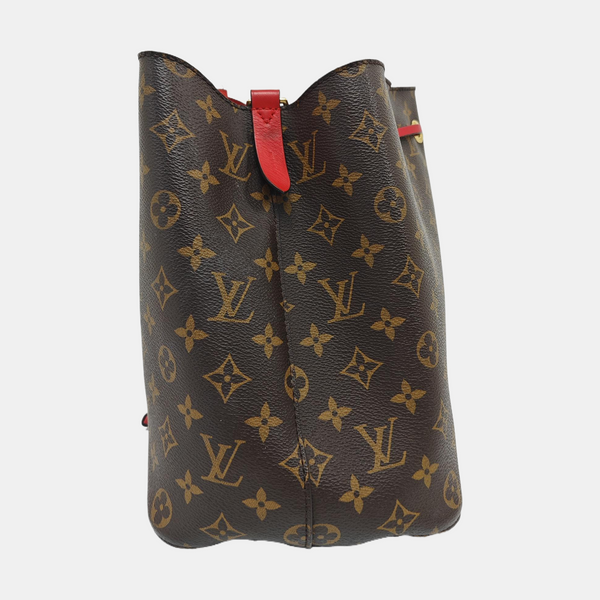 NÉONOÉ MM Monogram Coated Canvas Brown