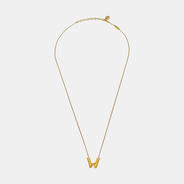 LV & ME Brass Gold Necklace