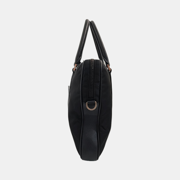 Nylon Shoulder Bag Black