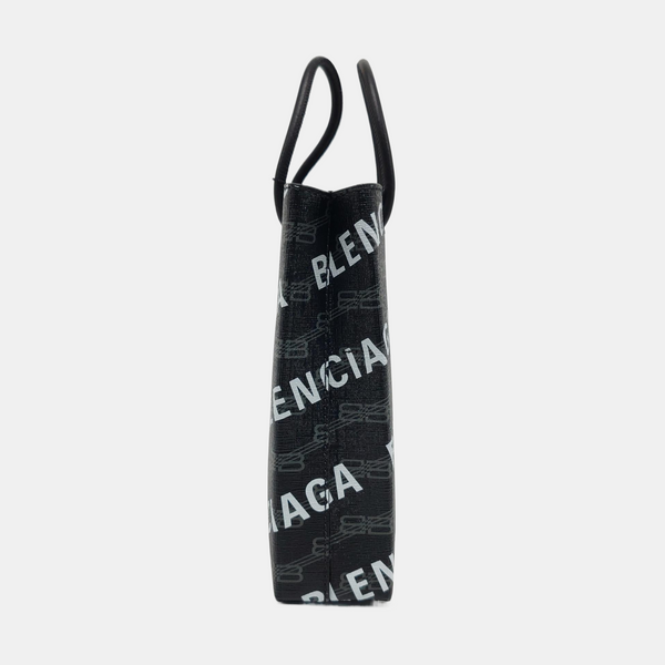 MONOGRAM Large Coated Canvas Black