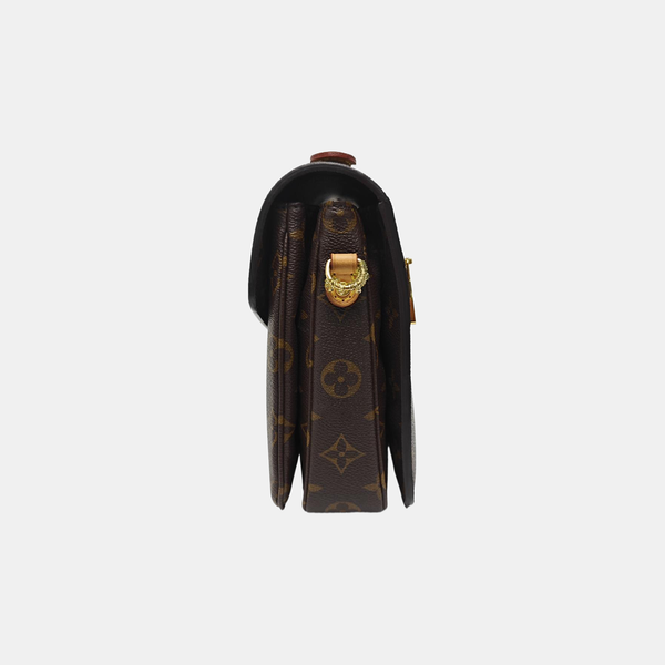 MÉTIS MM Monogram Coated Canvas Brown