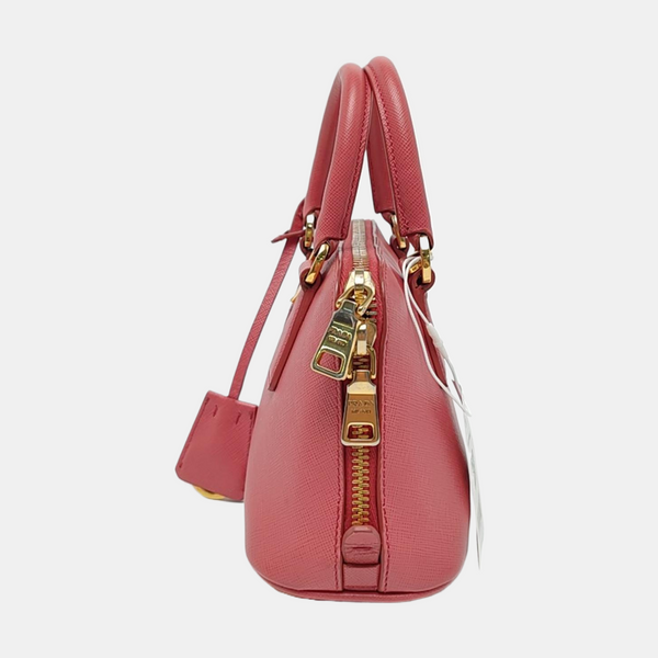 Promenade Mini Saffiano Calfskin Red