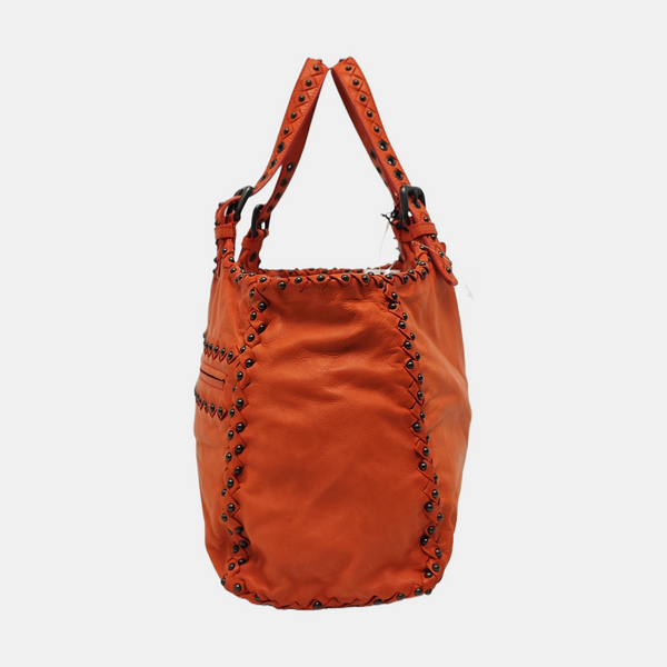 Calfskin Tote Bag Red