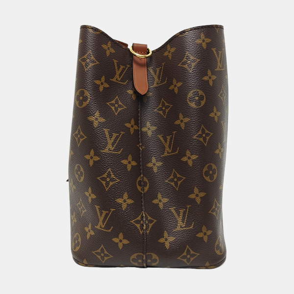 NÉONOÉ MM Monogram Coated Canvas Brown