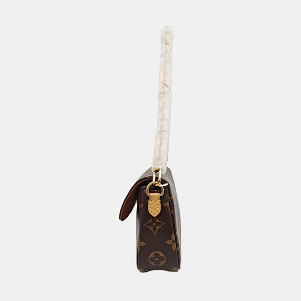 IVY Monogram Coated Canvas Brown