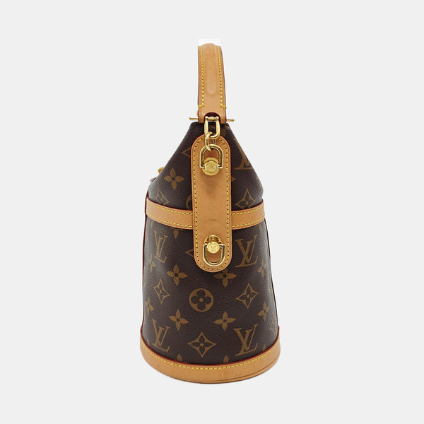 DUFFLE Monogram Coated Canvas Brown